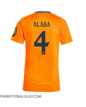 Real Madrid David Alaba #4 Tricou Fotbal Replică 2024-25 Femei Deplasare